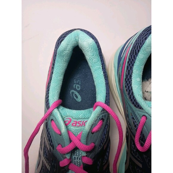 ASICS Gel Cumulus 18 Running Shoes Women's US 9.5 EUR 41.5 Blue Pink Color T6C8N - Picture 11 of 13